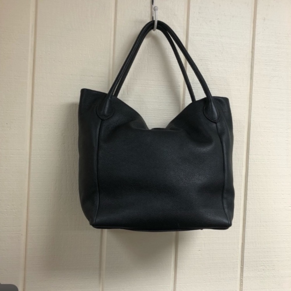 Dooney & Bourke Purse Black Leather Hobo Style - Picture 3 of 8
